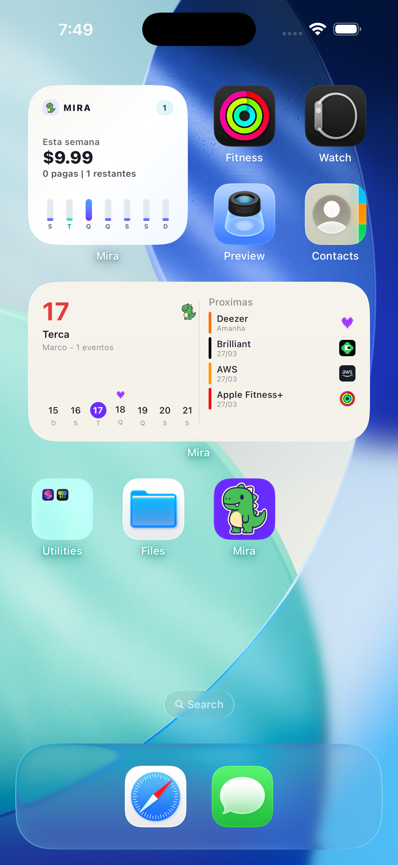 Widget Mira
